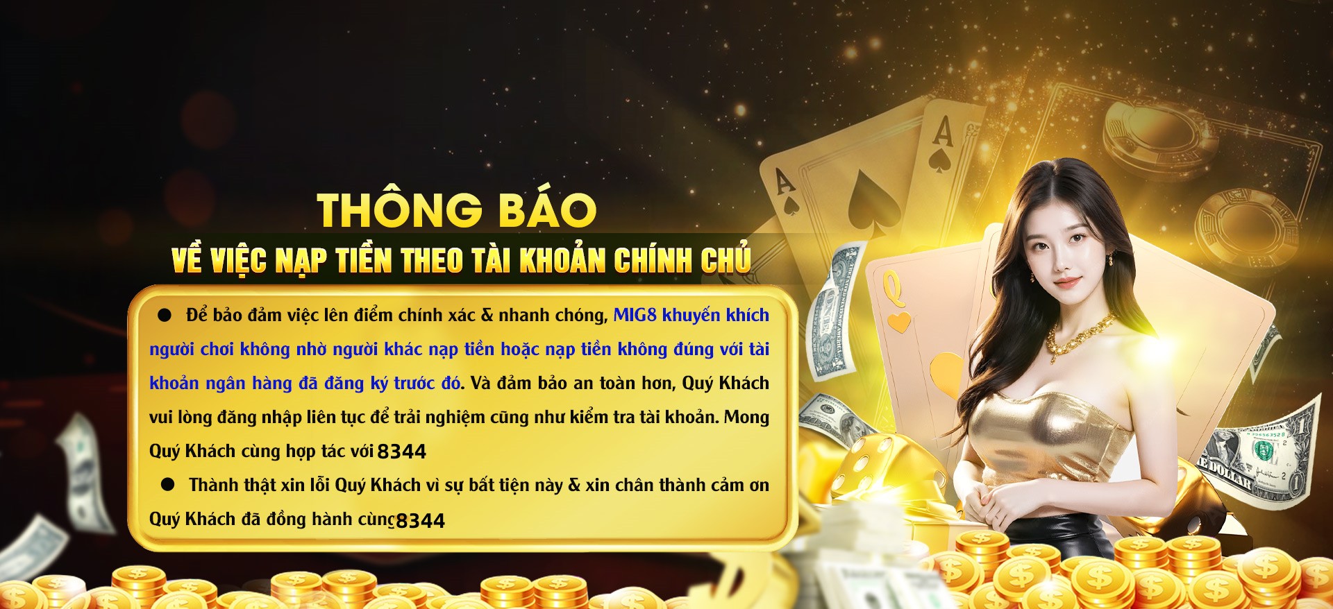 Hình ảnh quảng cáo của 45678 hiển thị nền tảng và các lợi ích